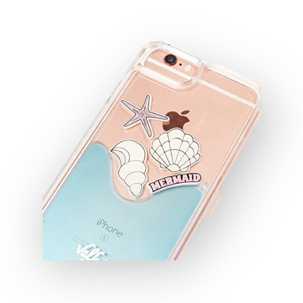 new Valfre  Shell Yeah Mermaid Floating Charms Phone Case  iPhone 6 7 8  - Picture 3 of 16